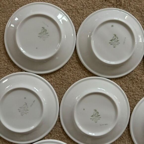 8 Shenango China Floral Pattern 5 1/2” Small Plates - Picture 7 of 9